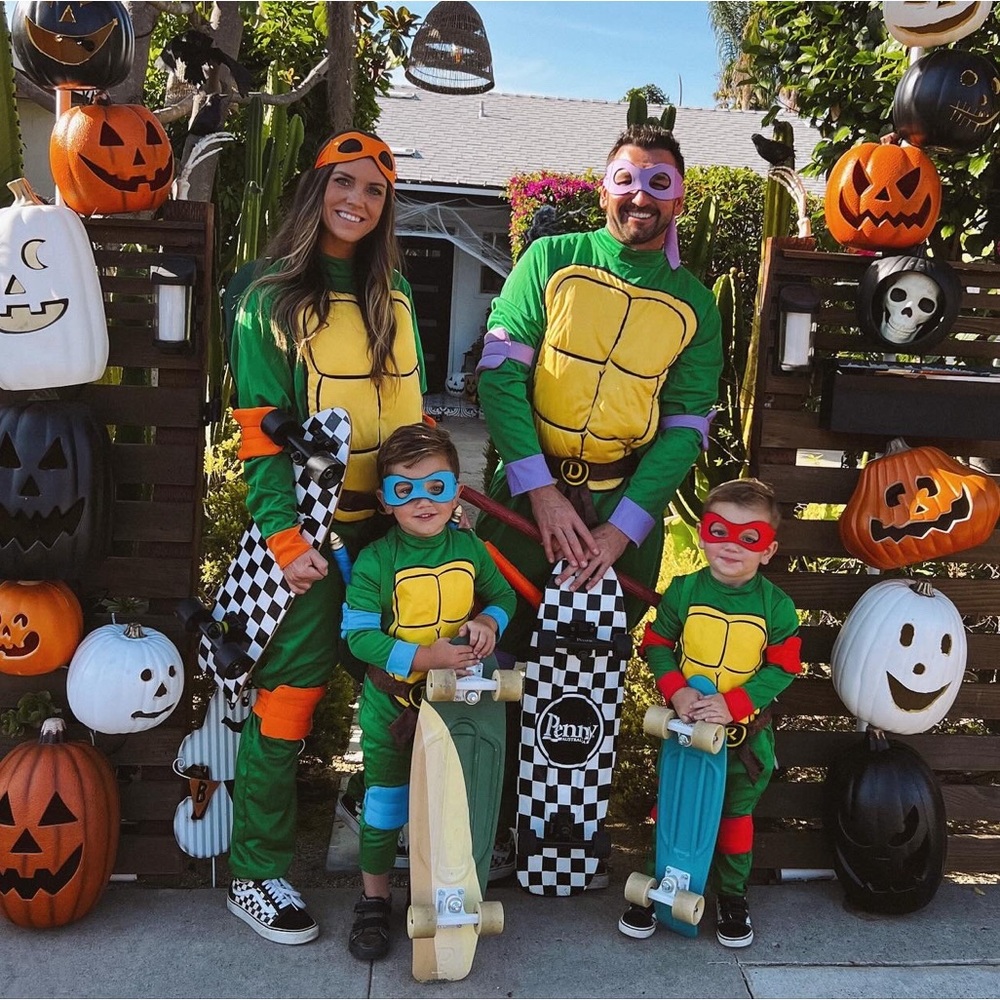 family ninja turtle halloween costume bundle